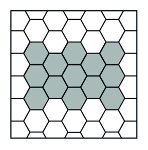 Legpatroon Hexagonaal patroon