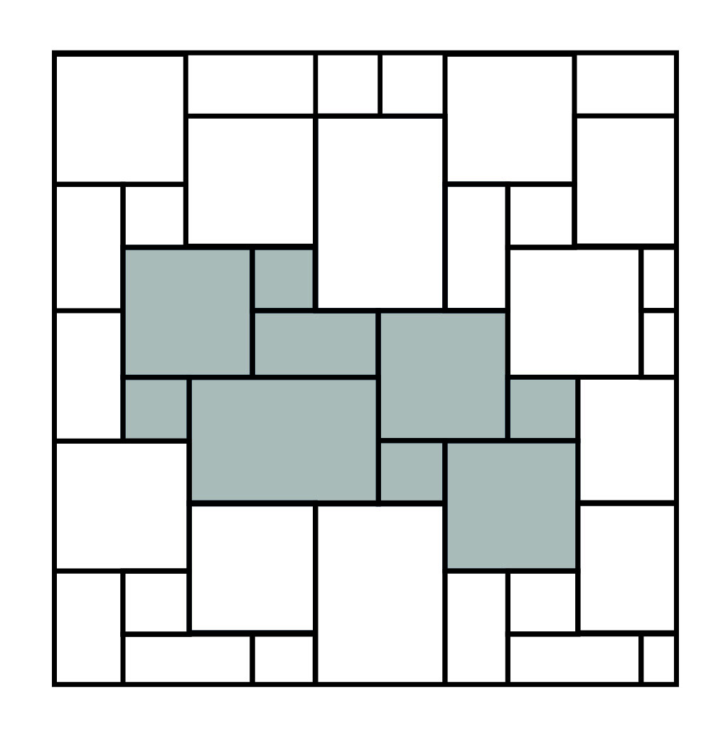 Legpatroon tegel Modulair/Romaans verband